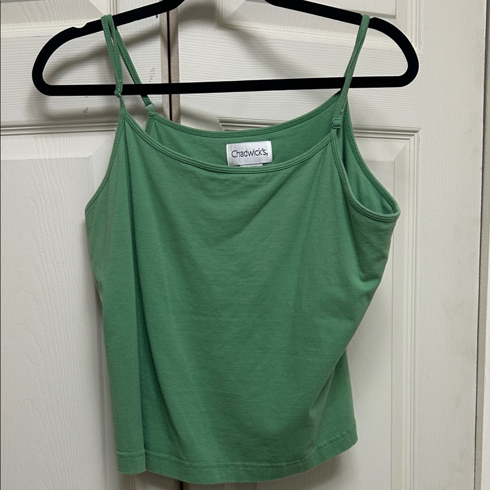 Chadwicks Mint Green Spaghetti Strap Camisole